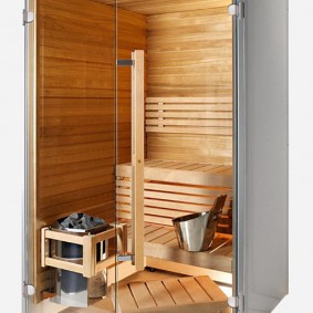 Modèle d'usine d'un mini-sauna