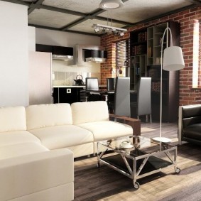 Loft all'interno di un bilocale