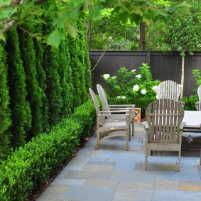 Garden chairs made of wood