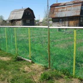 Maille verte en matériau polymère