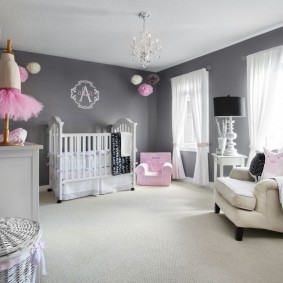 apartment in white color photo interior