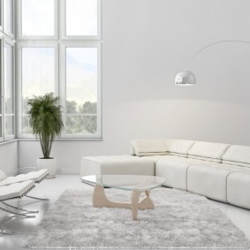 flat in white color ideas