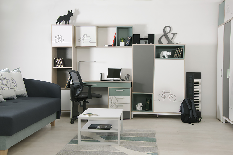 Mobilier modulaire pour un adolescent d'un fabricant moderne