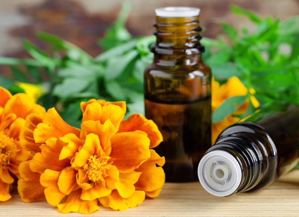 DIY tincture of marigold petals