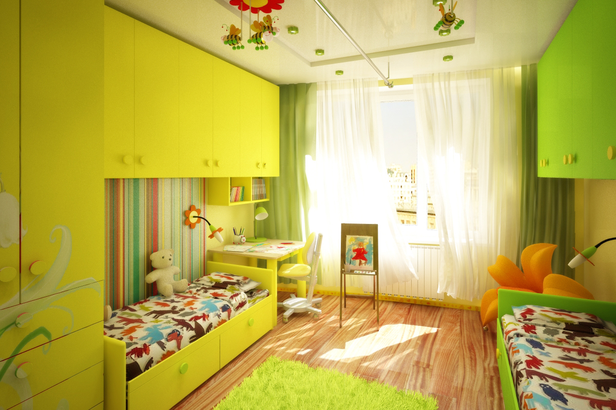 aménagement d'une chambre d'enfant