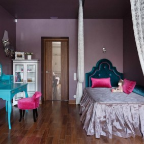 agencement de meubles dans une photo pour enfants d'un intérieur