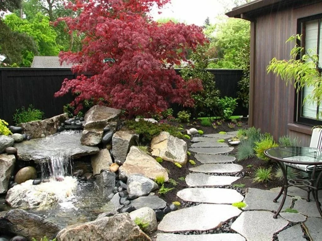 parcelle de jardin 6 acres de style japonais photo