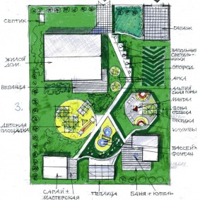 Layout 4 square hundred square meters