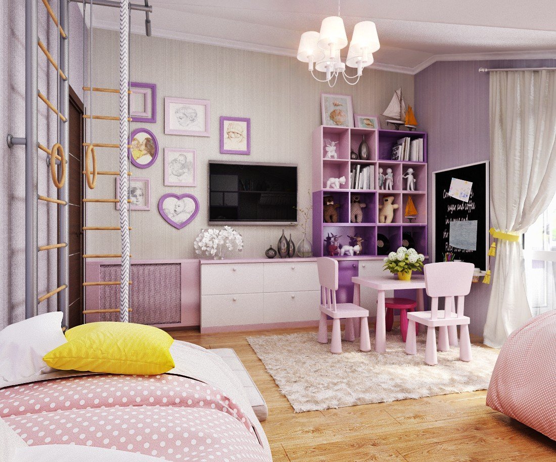 conception de chambre d'enfants moderne