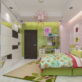 décoration moderne pour enfants dans l'appartement