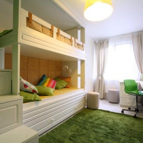 design moderne d'une chambre d'enfant 14 sq.