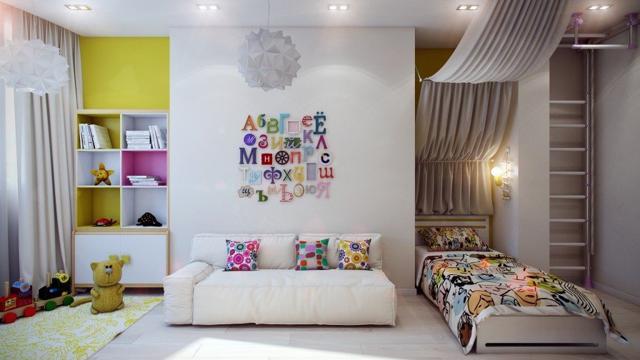 chambre d'enfants design moderne photo