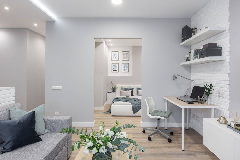 Appartement lumineux dans un style moderne