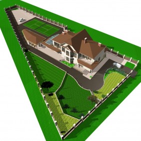 Projet d'une section triangulaire de 10 acres