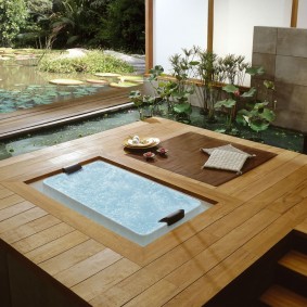 idées de décoration de salle de bain de style japonais