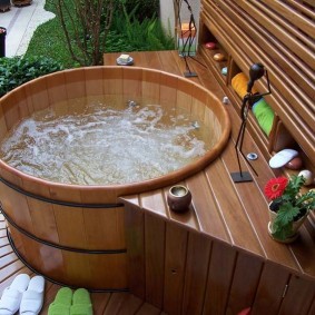 options de photo de salle de bain de style japonais