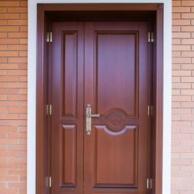 options de photo de porte en bois d'entrée