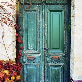 portes d'entrée en bois idées de décoration