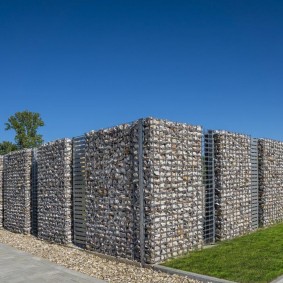 clôture de gabions idées de conception