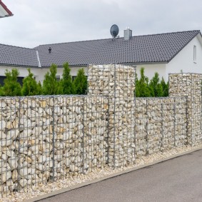 gabion clôture idées idées