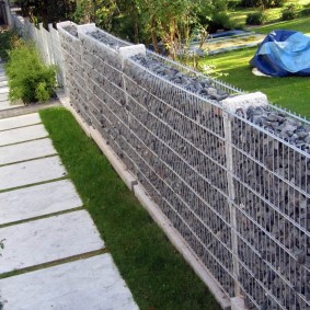 options d'idées de clôture de gabion