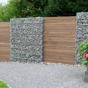 espèces de clôture de gabion