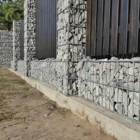 gabion clôture sortes d'idées