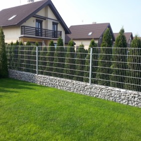 décor de clôture de gabion