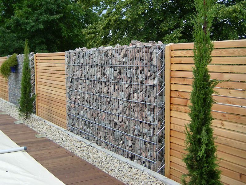 caractéristiques de clôture de gabion