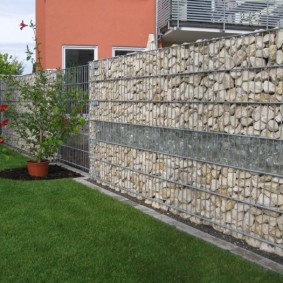 espèces de clôture de gabion