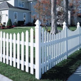 decorative fence for the garden photo decoration