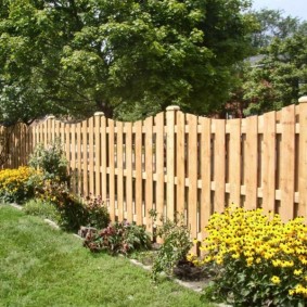 decorative fence for the garden photo decor