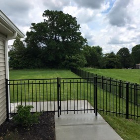 decorative fence for the garden photo options