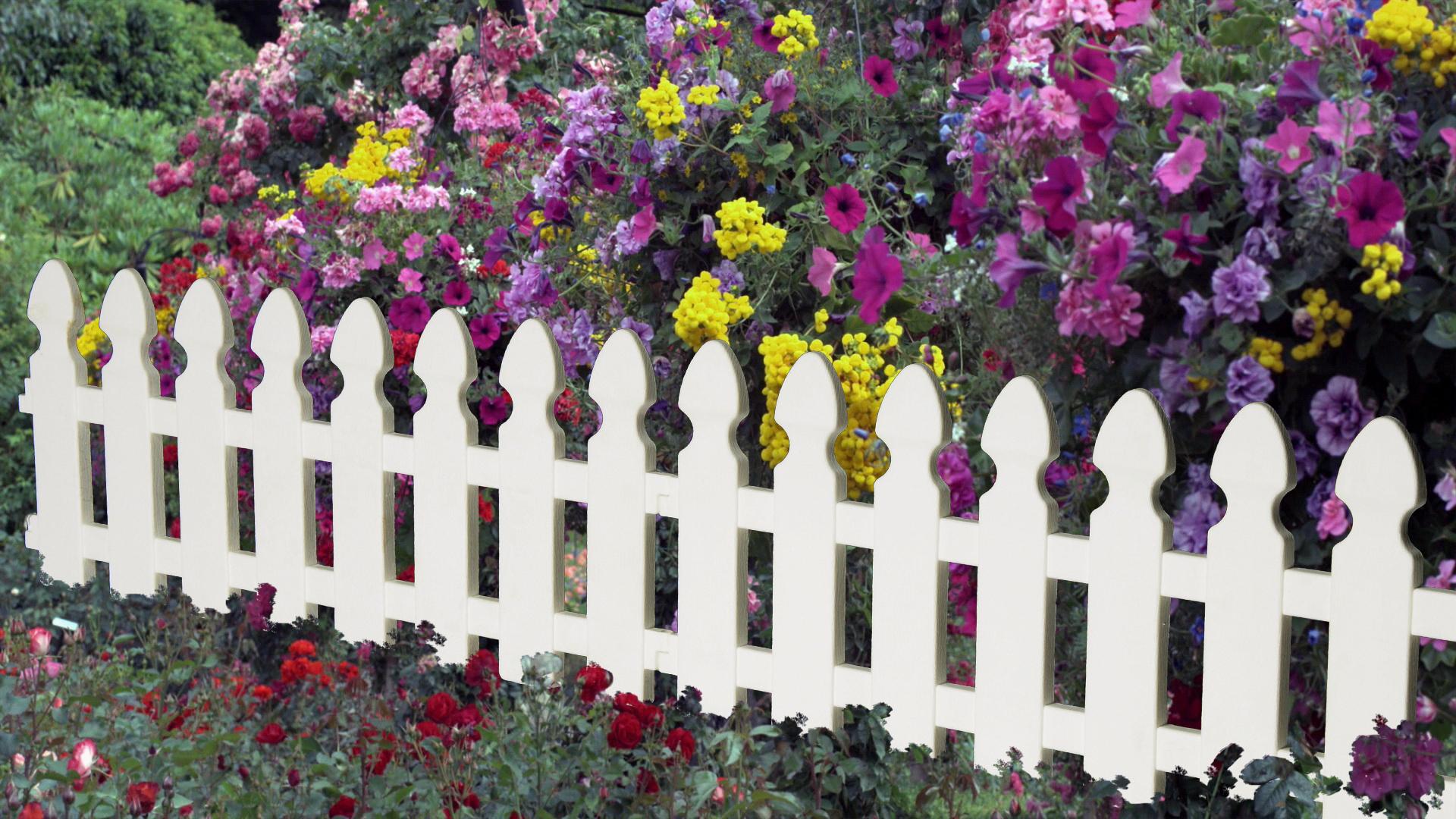 decorative fence made of wood