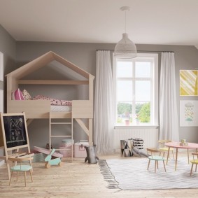 photo de décor de maisonnette pour enfants