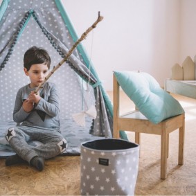 décor de photo de maison de jeu pour enfants