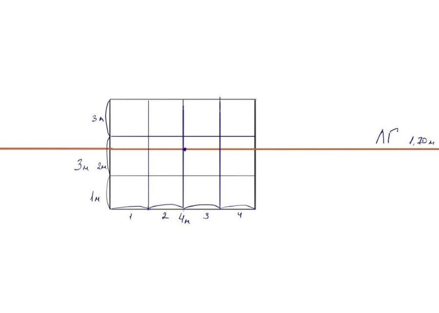 Croquis à faire soi-même d'un couloir en perspective