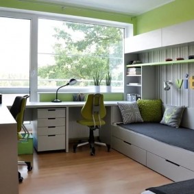 Design moderne d'une chambre d'enfant