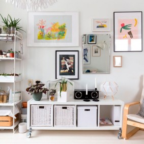 Mobilier simple de style scandinave