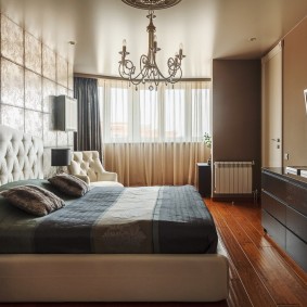 Plancher en bois à l'intérieur de la chambre