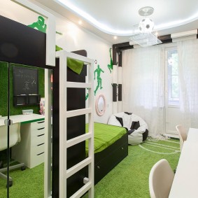 Chambre d'enfants élégante avec de beaux meubles