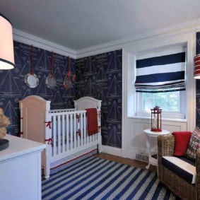 Chambre d'enfant de style nautique