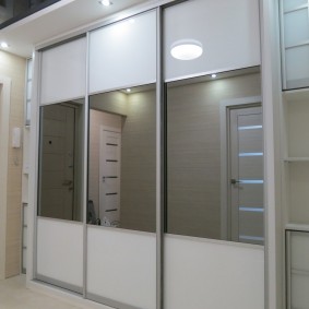 Portes vitrées sur châssis aluminium