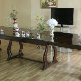 Plateau de table long