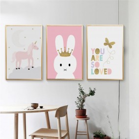 peintures pour chambre d'enfants photo