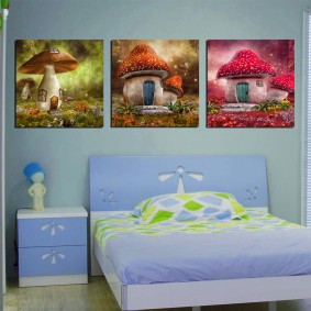 peintures pour chambre d'enfants design photo