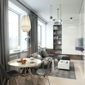 room 16 sq m in a studio apartment decor photo