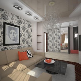 room 16 sq m in a studio apartment ideas