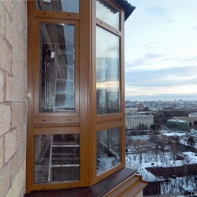 vitrage des balcons et loggias types de photos