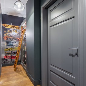 portes grises dans l'appartement photo options